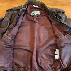 Vintage size 38 Members only leather jacket